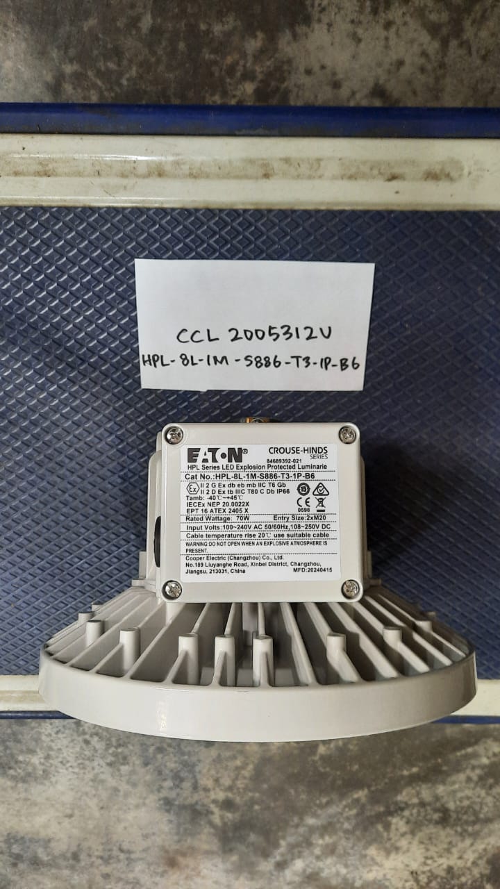 Eaton Crouse-Hinds HPL LED Hazardous Area Light Fixtures